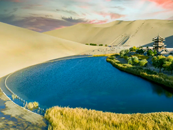 【濃韻中國自由行】絲路青海湖秘境~天空之鏡茶卡鹽湖、絕美翡翠湖、敦煌莫高窟、月牙泉環線11日(無購物)【國泰航空】